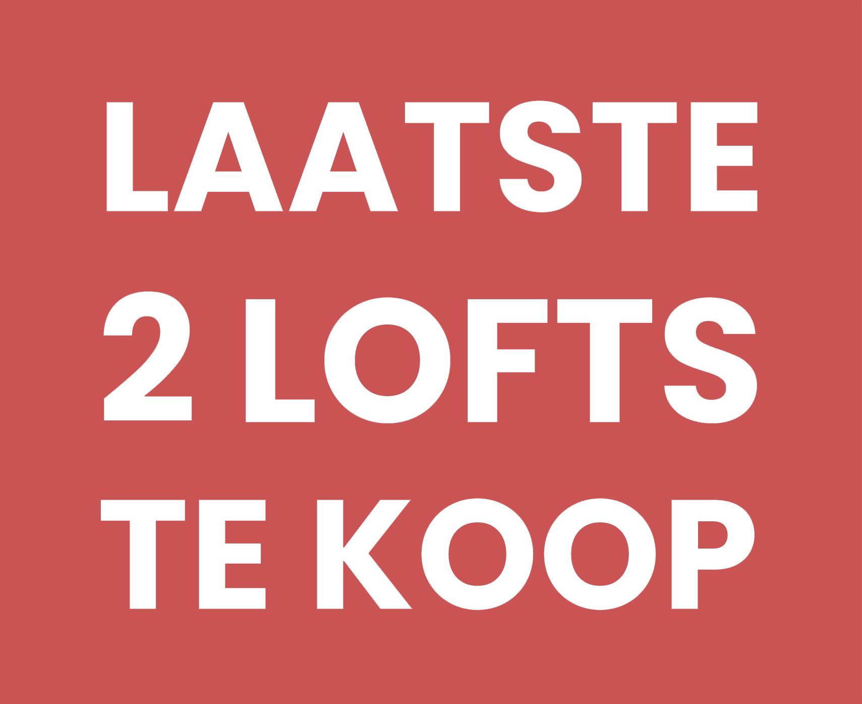Laatste 2 lofts te koop van De Meelfabriek in Leiden