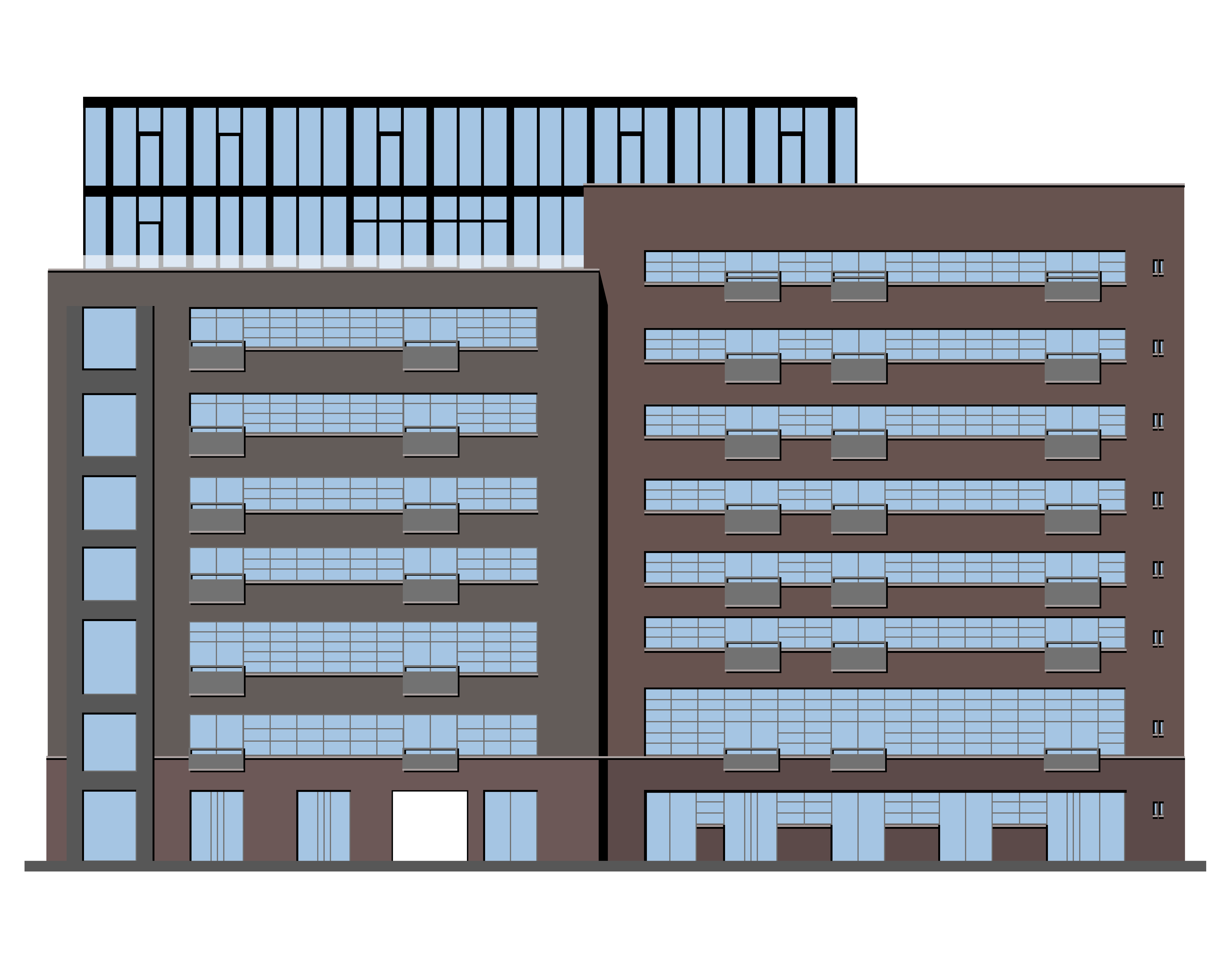 Molengebouw en Riffellokaal van De Meelfabriek in Leiden