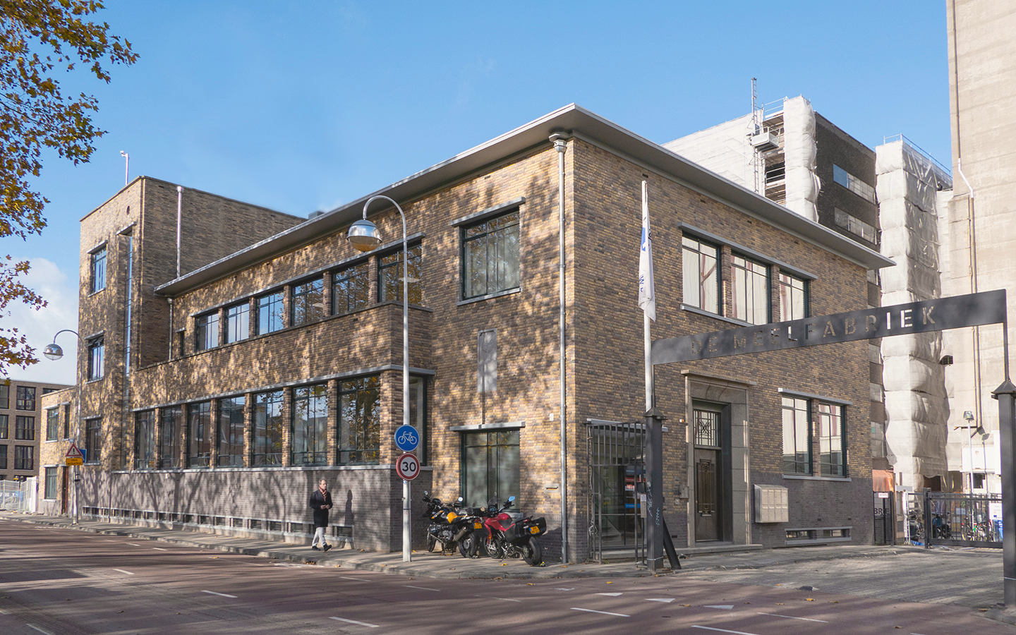 Highest point Singeltoren Meelfabriek in Leiden - Pieters Bouwtechniek