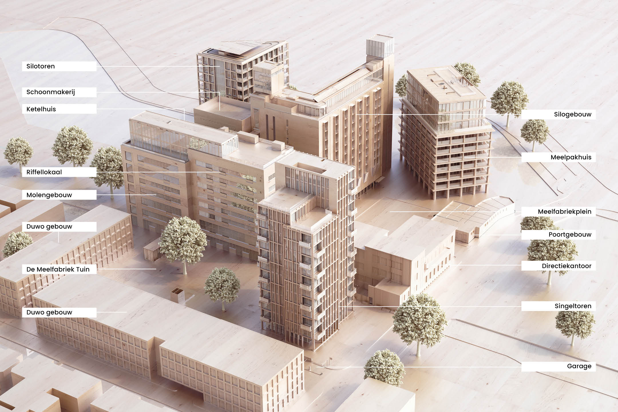 Buildings / gebouwen De Meelfabriek in Leiden