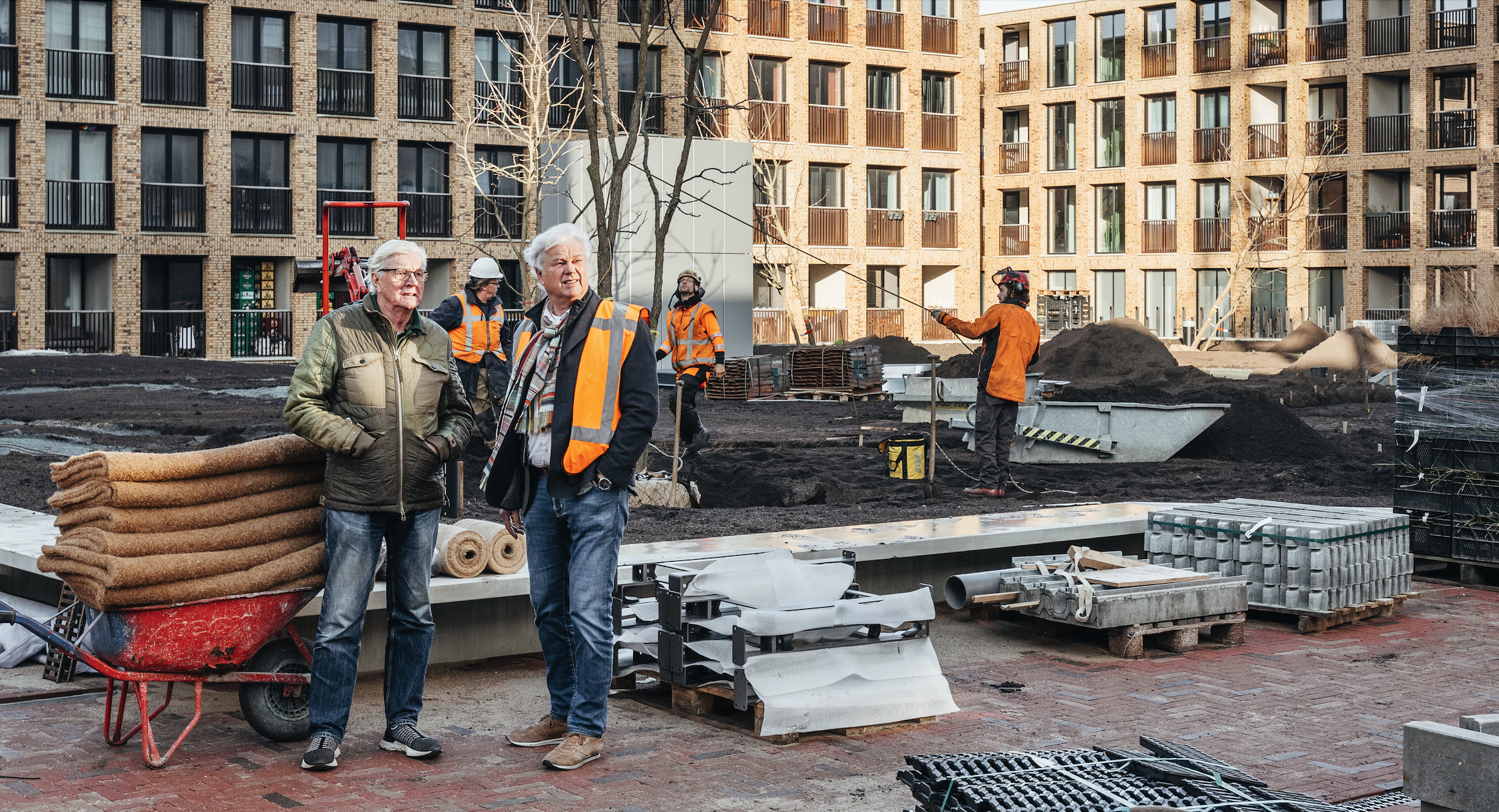 Piet Oudolf en ab van der Wiel