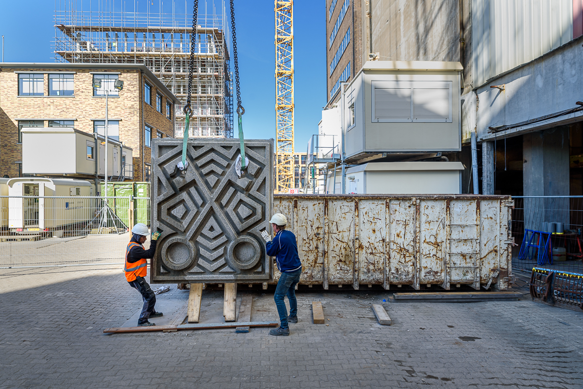 Leidse sleutels van de Meelfabriek getakeld