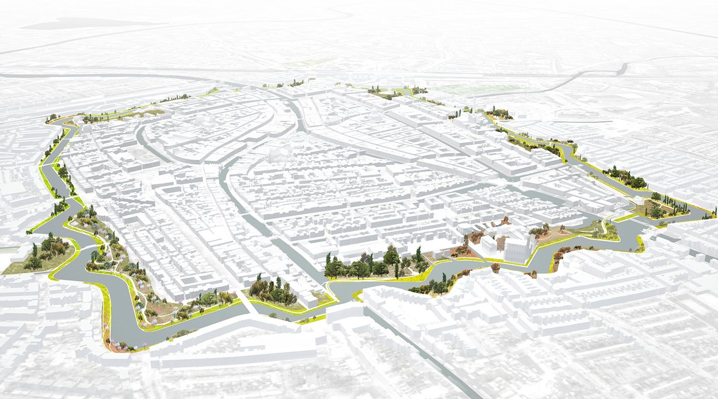 De Meelfabriek in Leiden is onderdeel van het Singelpark