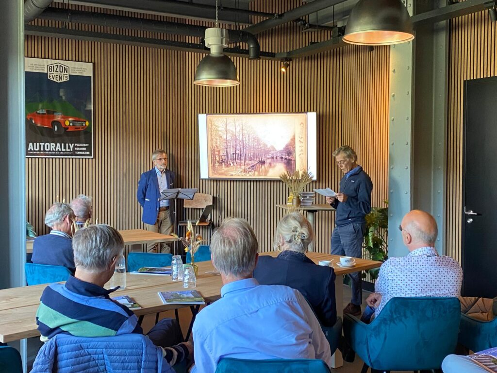 Boek lancering, De Leidse Meelfabriek De Sleutels – Graanhandel en het rijke leven van de familie De Koster’ van schrijver Frits van Oosten